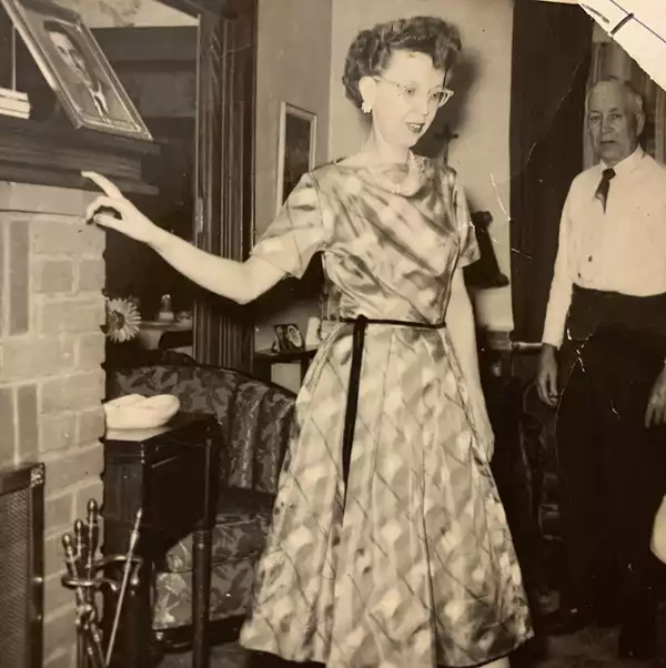 Virginia and father Leon