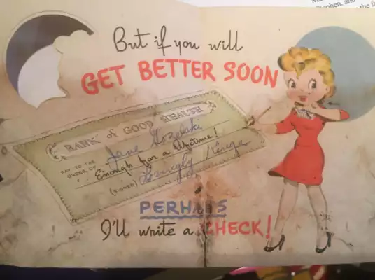 Jane's check from Kinga