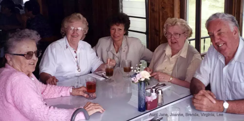Jane, Joanne, Brenda, Virginia, and Lee
