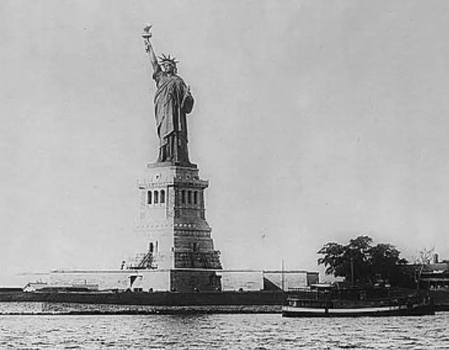 Statue of Liberty completed