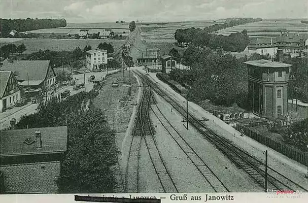 Rail line 281 trough Janowiec