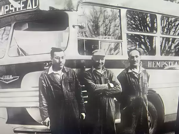Leon and coworkers at Hempstead Bus Company