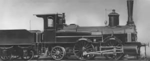 Mecklenburg Railway locomotive, built in 1866