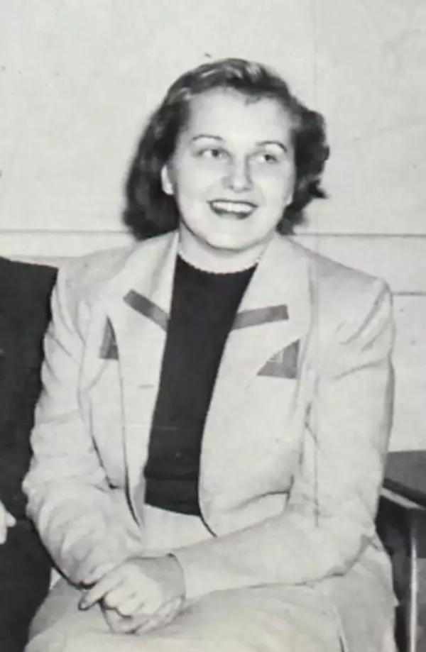 Phyllis at Alfred University 1955