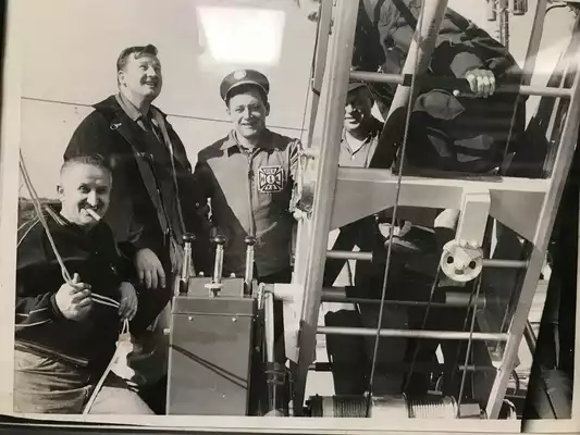 Ed with Hook and Ladder crew