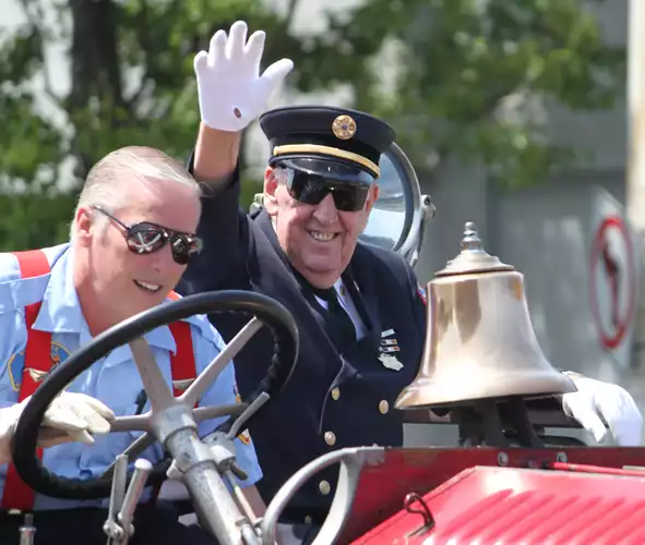 The Chief in a parade