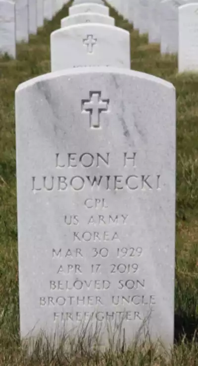 Leon Lubowiecki Jr headstone