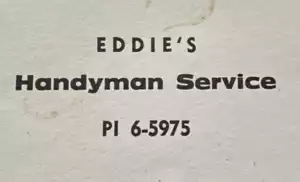 Handyman service business card