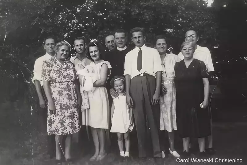 Carol Wisniewski christening