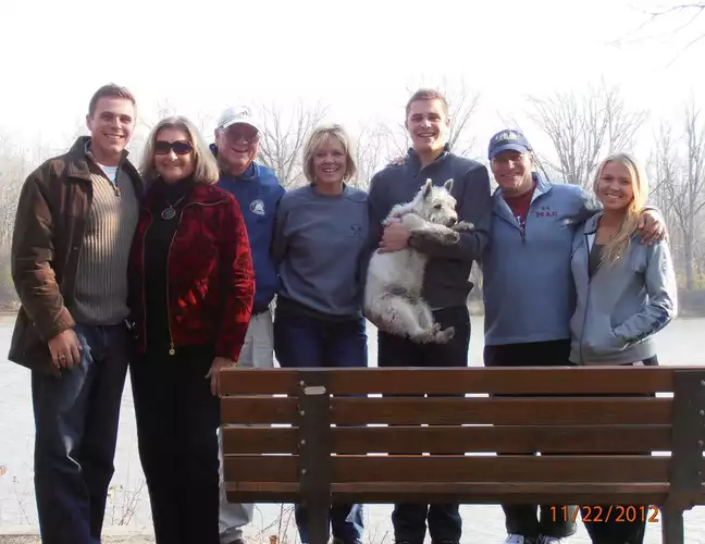 Peter Sawicke family, 2012