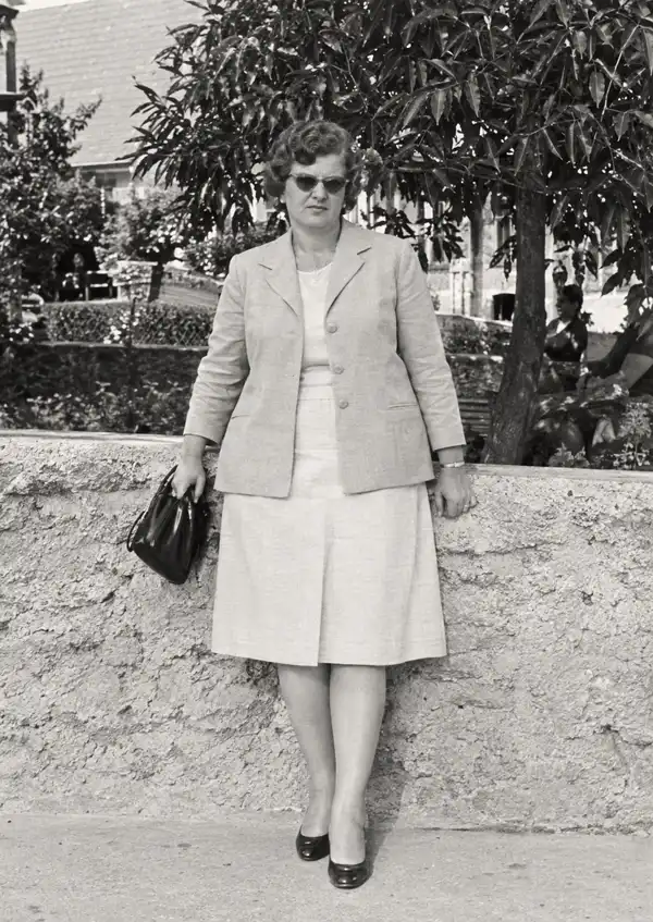 1955 Lillian on her way to Florida