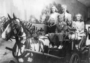 Cousins Joan, Phyllis, George, Billy, Betty, and Ruth