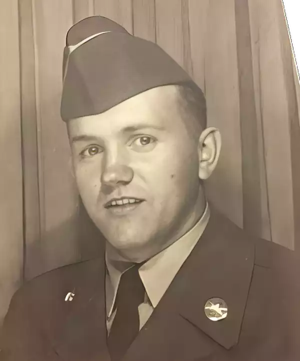 Ted Hoffmann in uniform